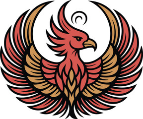 Fototapeta premium The Phoenix Emblem
