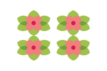 flowers and leaves