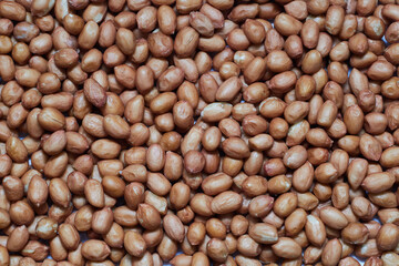 Raw peanuts background