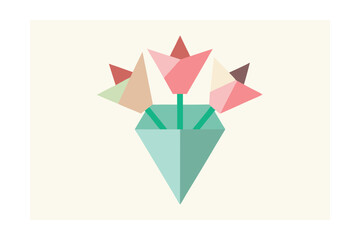 abstract geometric polygonal background
