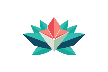 abstract flower logo