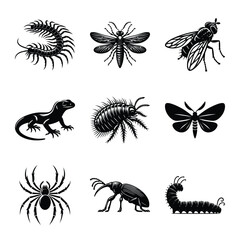 Insect bundle silhouette