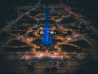 Central Brasilia as seen from above