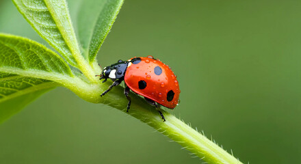 ladybug on leaf