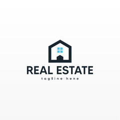 Modern Minimalist Real Estate Logo Design