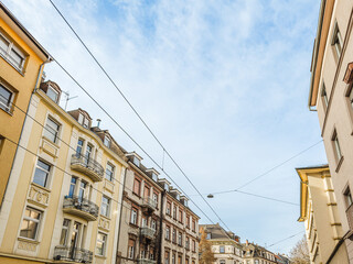 Street view of downtown Mannheim, Germany