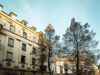 Street view of downtown Mannheim, Germany