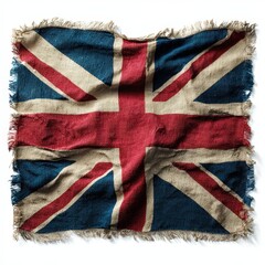 A Worn and Frayed Union Jack Flag British Patriotism and History