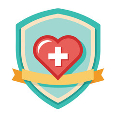 Obraz premium colorful badge vector illustration 