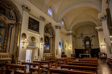 Obraz premium Grottammare, Marche. Oasis of Santa Maria ai Monti