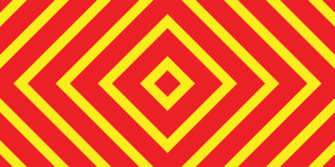 warning chevron red yellow background vector illustration