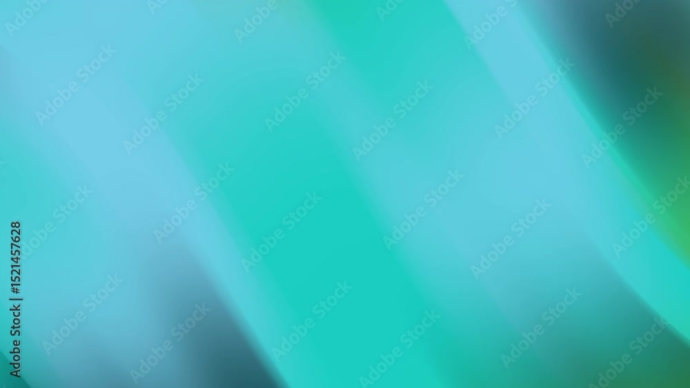 Poster abstract teal green gradient background with diagonal motion blur effect. soft, calming colors creat