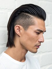Stylish Men's Hairstyle Portrait