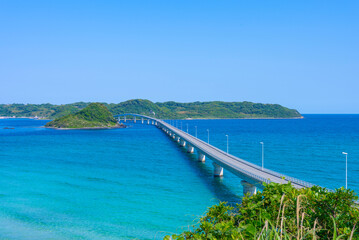 Obraz premium 角島大橋