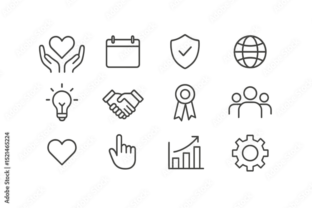 Poster design elements representing community engagement, growth, and collaboration in a modern setting