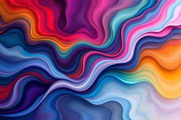 digital abstract art focusing on flowing, colorful layers.
