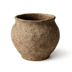 Texture Ceremic pot, timeless ancient pot with rough texture and simple design evoking sense of history. This humble earthenware vessel showcases rustic charm and enduring quality
