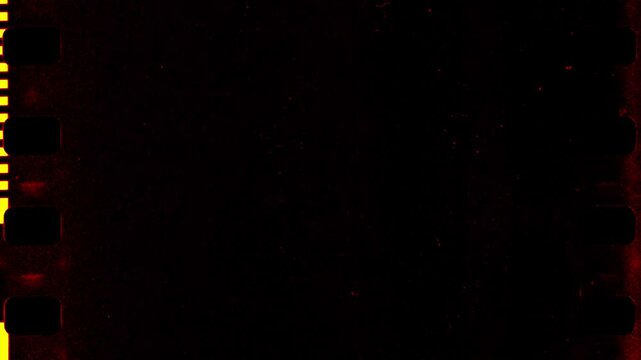 burn film and dust scratches overlay, real film scan for effects and transitions	