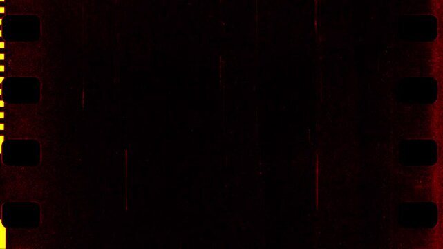 burn film and dust scratches overlay, real film scan for effects and transitions	