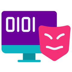 hacker flat icon