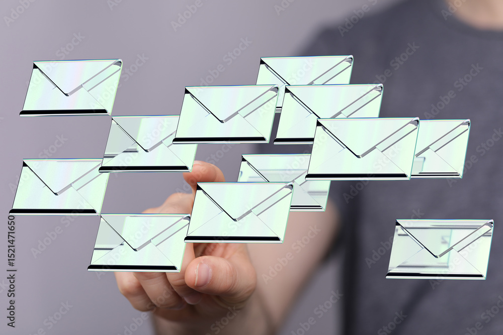 Leinwandbilder Streamline your inbox with tips and tools for efficient email management. Boost productivity and reduce email overload.