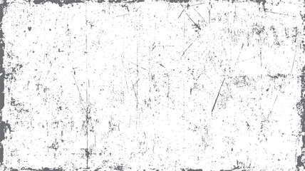 Vintage black and white grunge texture with distressed chips. Scratched and dusty surface adds retro charm. Perfect for vector art and design elements.