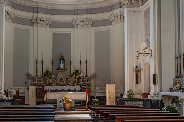 Teano, Campania, Italy. Church of Sant’Agostino. LR25