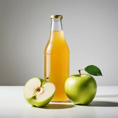 Apple Juice Still Life: Refreshing and Natural