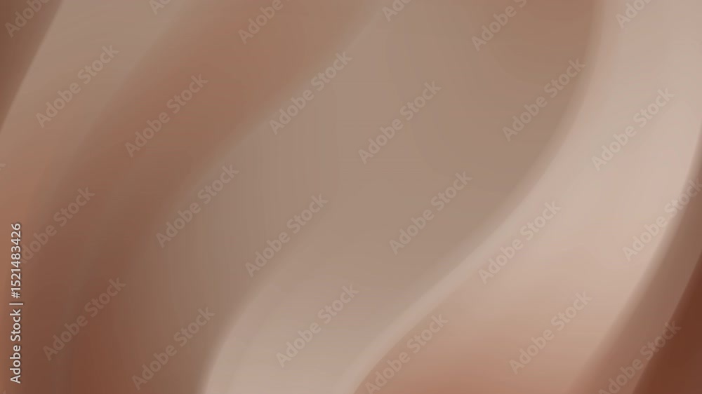 Poster abstract background with swirling, wavy patterns in shades of beige and brown. smooth, flowing lines
