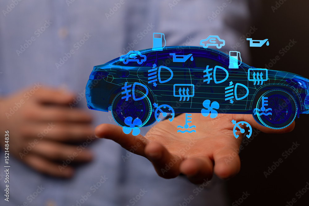 Aufkleber Learn to identify car dashboard warning lights and symbols.  Easy guide to understanding your vehicle's alerts.