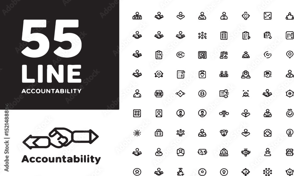 Poster set of calendar icons for business and web design featuring various symbols and elements