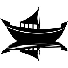 ship silhouette vector