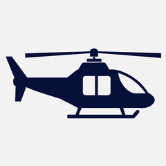 helicopter vector illustration