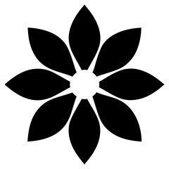 black and yellow flower