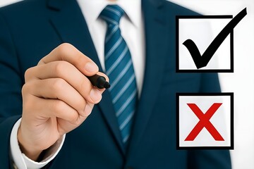 Businessmen Reviewing Documents for Quality Control and ISO Certification