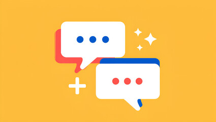 Chatbot using, texting, messaging concept illustration stock illustration