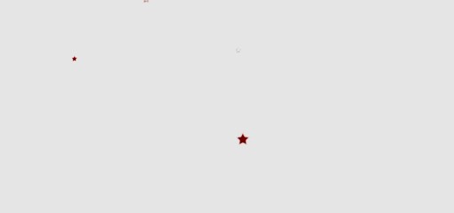Minimalist image with two red stars on a white background. Perfect for backgrounds, presentations,...