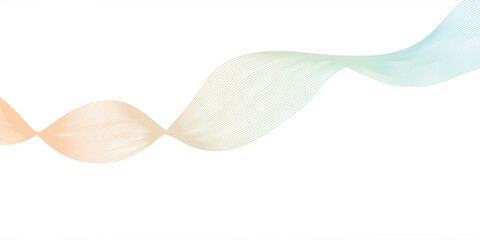 Abstract flowing wave design with smooth curves and modern mesh pattern

