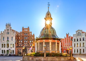 famous old town of wismar - germany