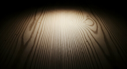 Wooden Texture Illuminated By A Single Light Source In Dramatic Style