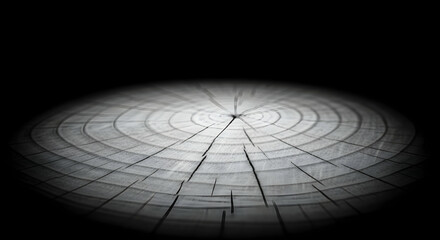 Abstract Tree Rings Background For Creative Projects In Spot Light