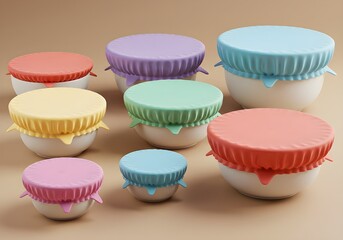Adjustable Silicone Lid Set