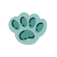 Fototapeta premium Cat Paw Cartoon
