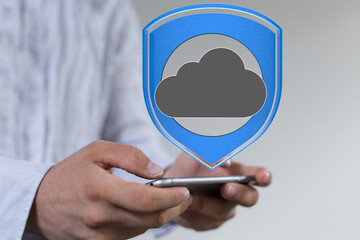 Safeguarding your data with robust cloud security on your smartphone.