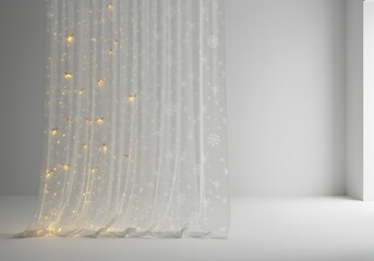Curtain of Fireflies and Snowfall