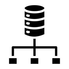 Structured Data Vector Glyph Icon Design