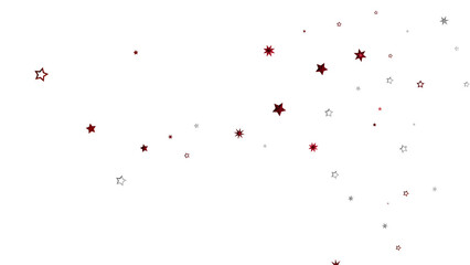 Festive background with red and silver stars. Perfect for holidays, celebrations, and more!