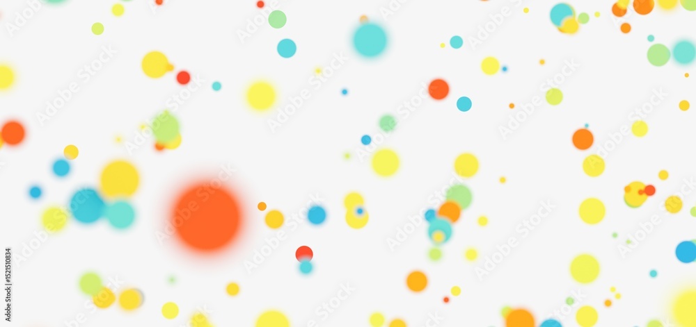 Poster bright, playful abstract background with colorful bubbles. perfect for websites, presentations, and 