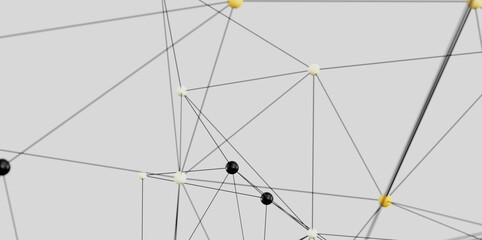 Modern abstract image of network connections. Ideal for technology, communication, and teamwork concepts.