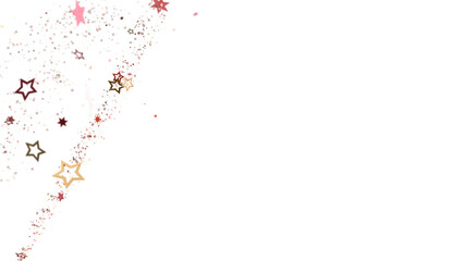 Naklejka premium stars. Confetti celebration, Falling golden abstract decoration for party, birthday celebrate,